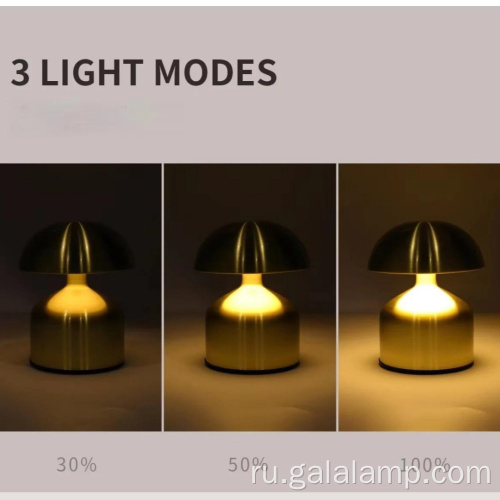 Элегантная перезаряжаемая светодиодная настольная лампа